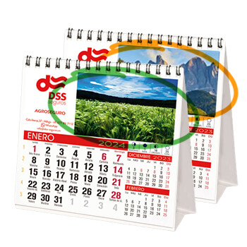 calendarios de escritorio con base personalizada