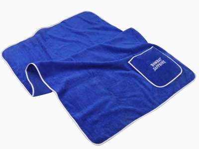 toalla personalizada con bolsillo