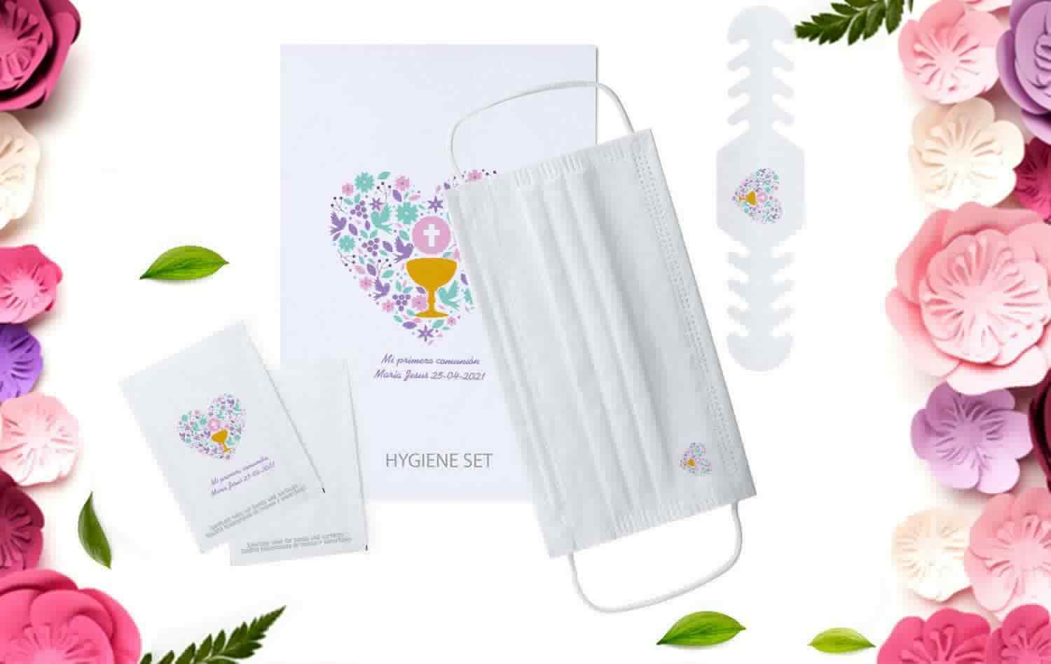 kit higiénico para comunión personalizado 