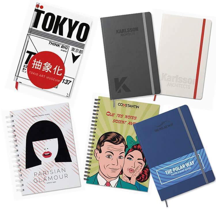 tapas personalizadas para cuadernos de lujo