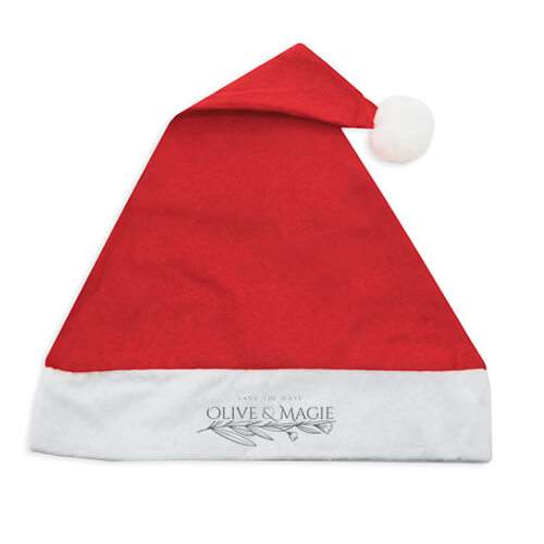 gorro de papa Noel personalizado