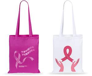 Bolsas día internacional contra el cancer de mama