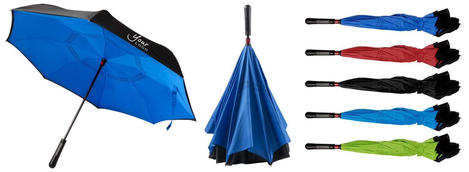 paraguas reversible personalizado