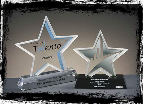 placas conmemorativas de cristal personalizadas