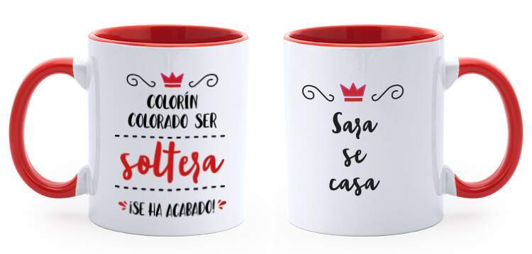 tazas personalizadas para despedidas de soltera