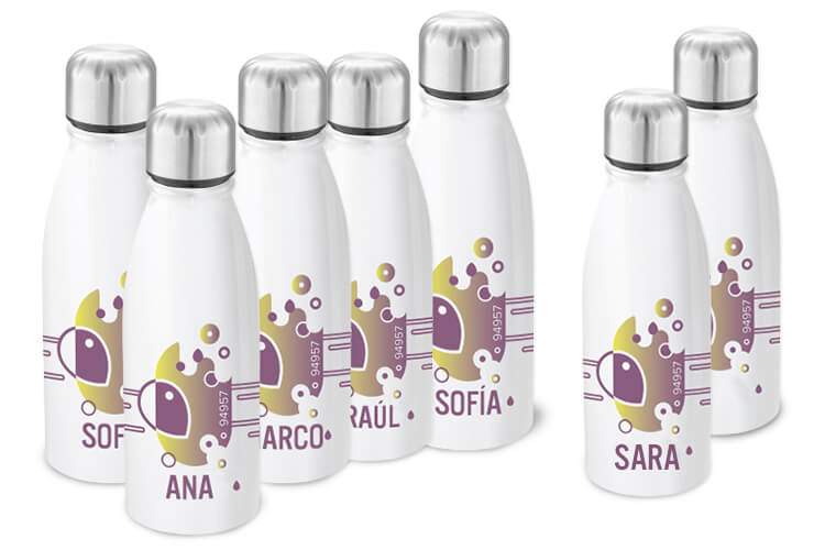 Botellas de aluminio personalizadas