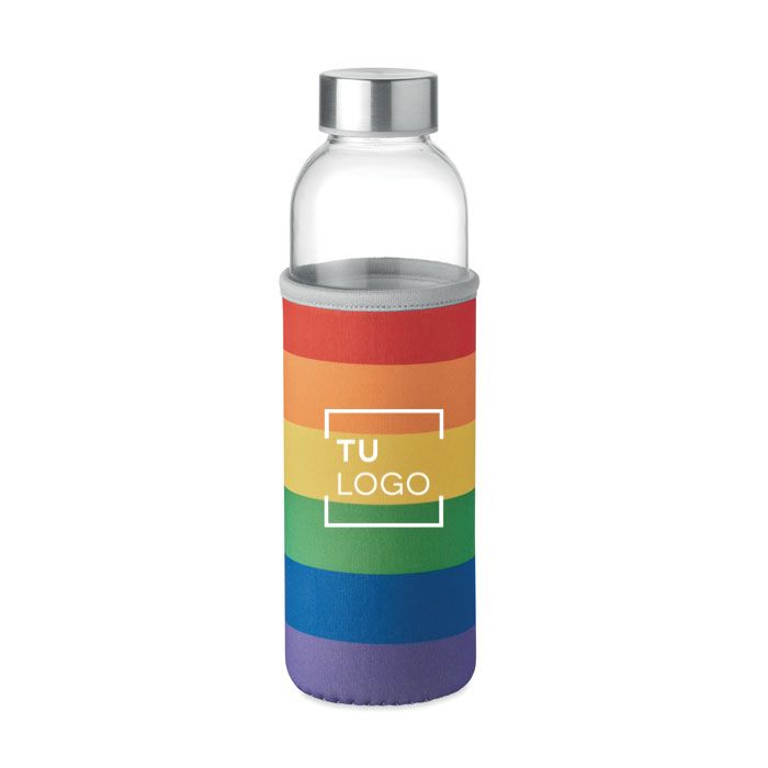 Botella con funda LGTBIQ+