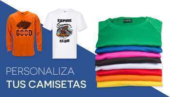 Personaliza tus camisetas a medida