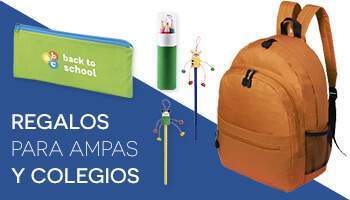 Regalos personalizados para colegios y AMPAS