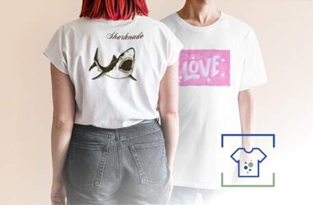 Camisetas personalizadas de manga corta