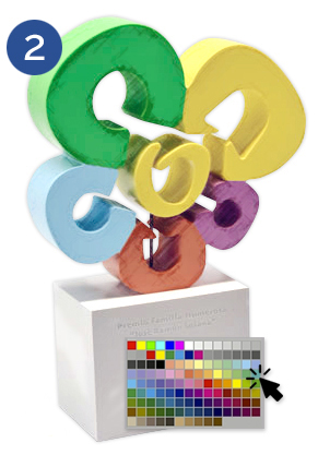 diseñamos tu trofeo personalziado