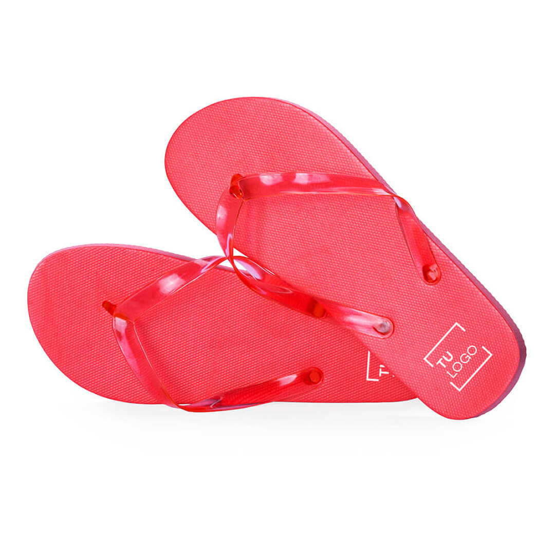 Chanclas de colores personalizadas