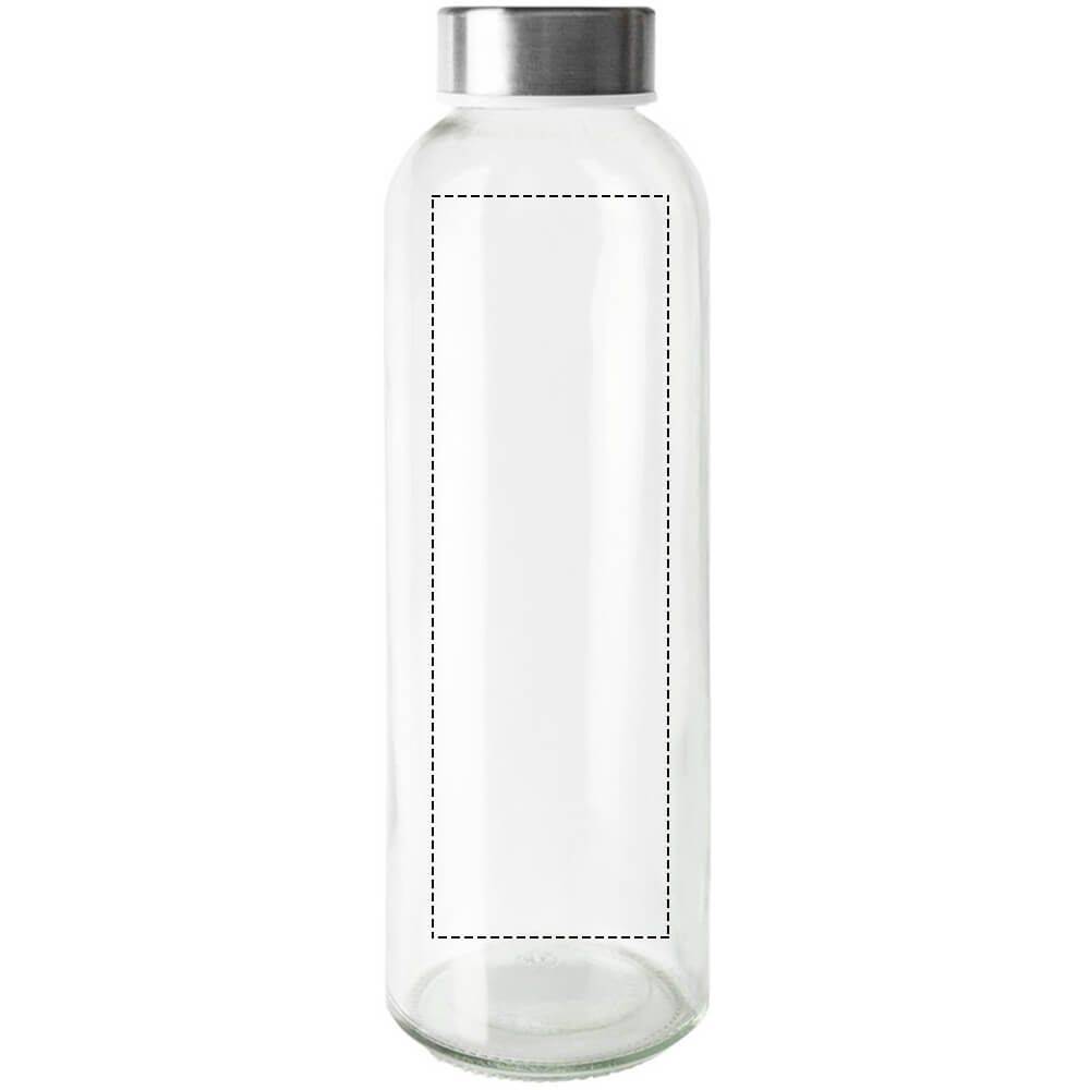 Botella de cristal con tapón metálico 1