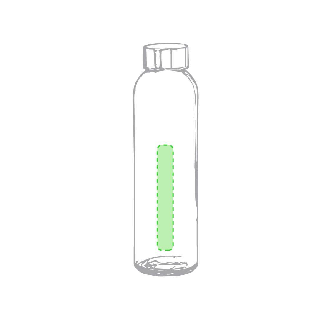 Botella de cristal de colores 2