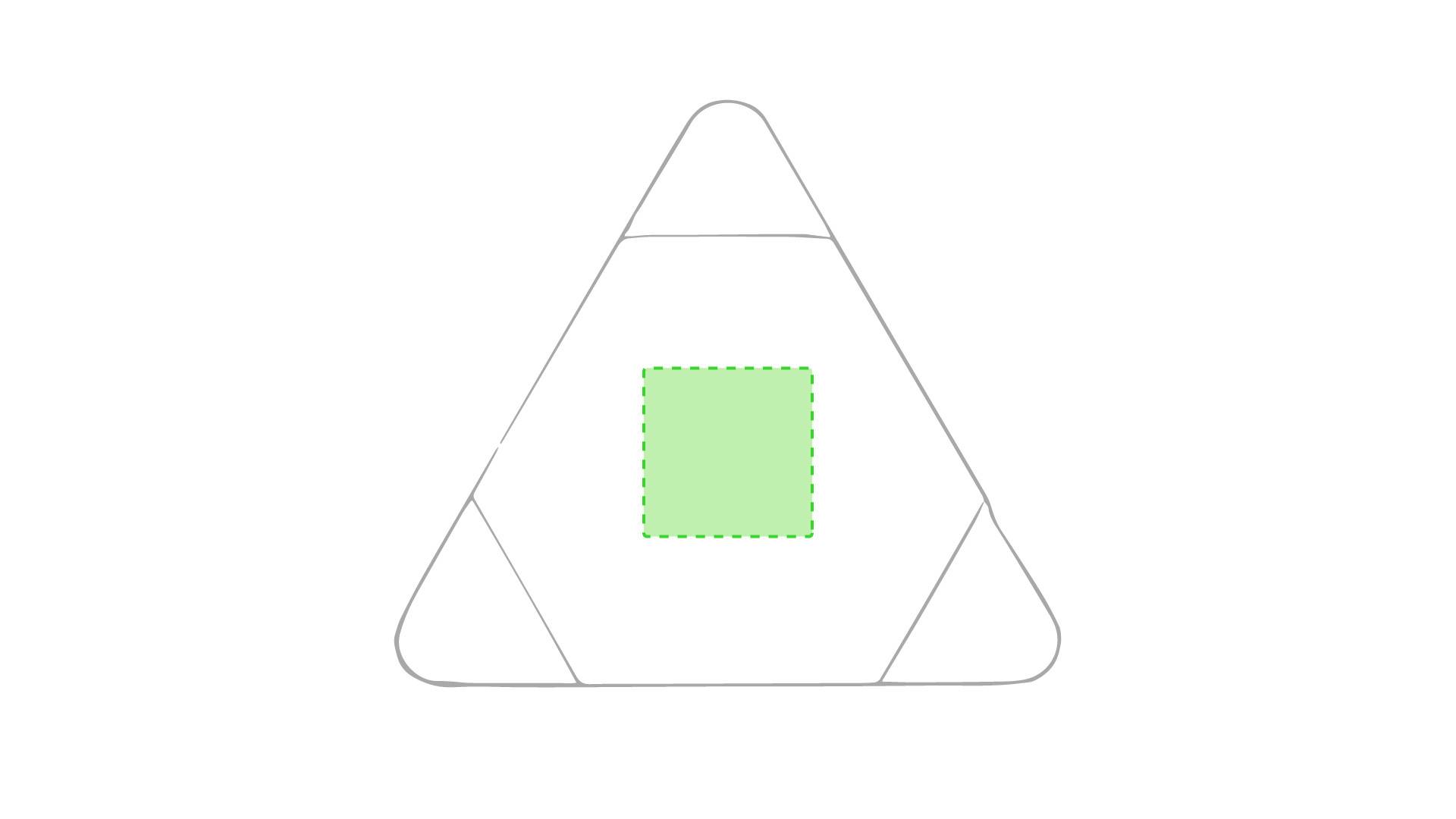 Fluorescente triangulo 3