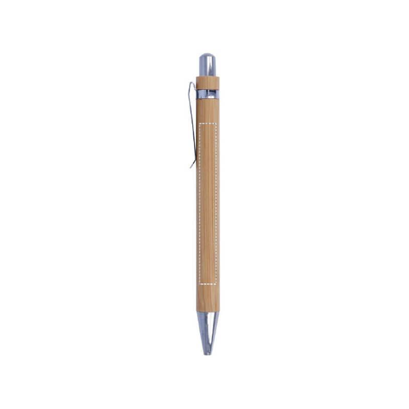 Bolígrafo de bambú y metal 3