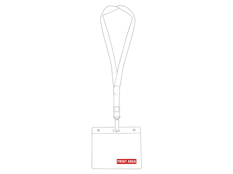 Lanyard con acreditación | de tarjeta para