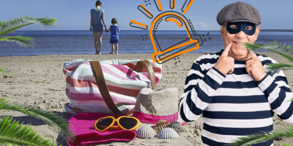 Cómo guardar tus cosas en la playa de forma segura (y evitar robos)