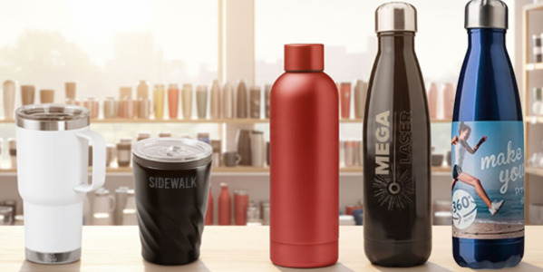 Vasos térmicos vs. Botellas termo personalizadas: 7 claves para elegir y acertar