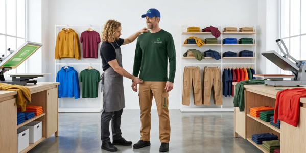 Dónde colocar el logo en una camiseta o ropa personalizada para que se vea bien