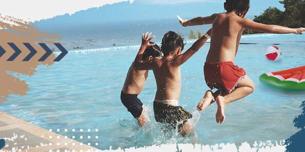 Los 6 juegos para piscina que hacen las delicias de los niños en días de verano