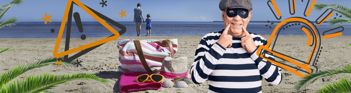 Cómo guardar tus cosas en la playa de forma segura (y evitar robos)