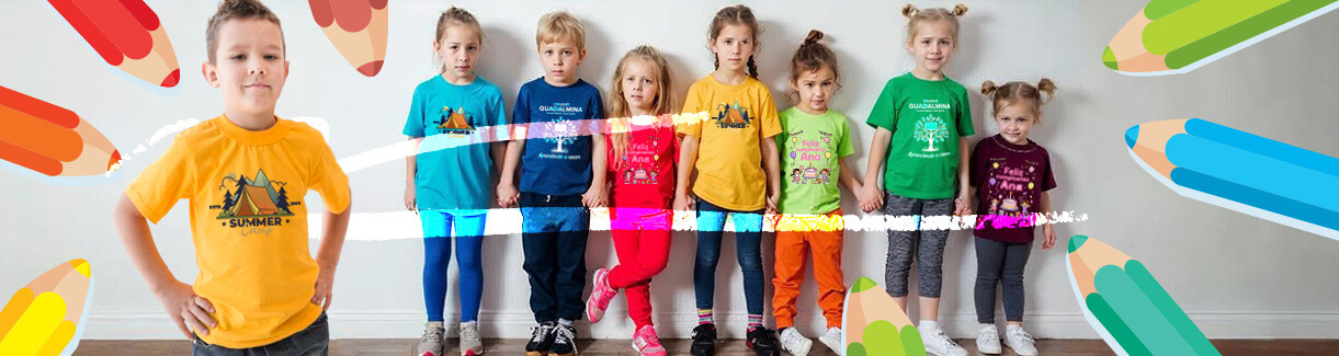 6 ocasiones en las que personalizar camisetas infantiles es todo un acierto