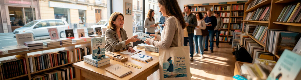Cómo promocionar el lanzamiento de un libro con merchandising personalizado