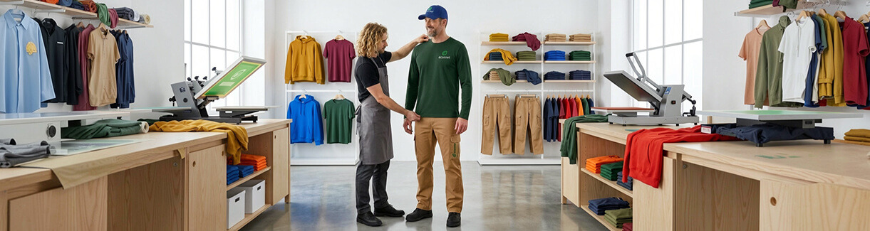 Dónde colocar el logo en una camiseta o ropa personalizada para que se vea bien